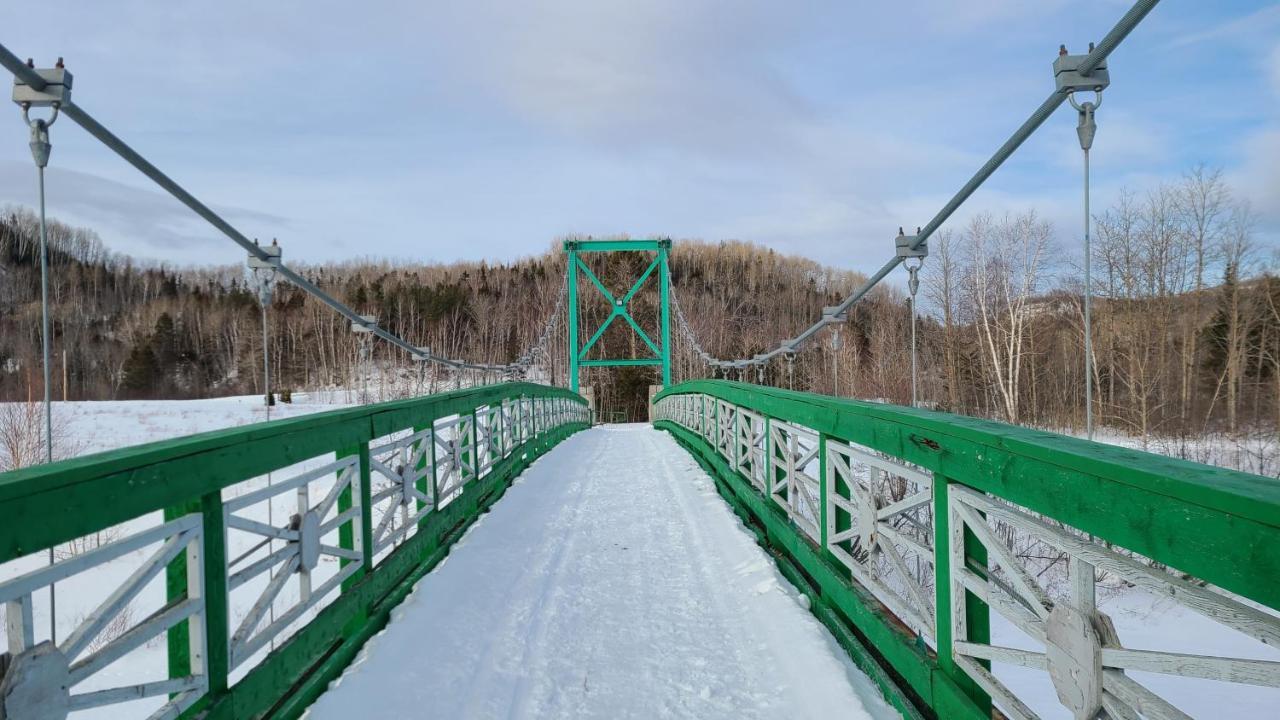 Condo-Chalet De La Vallee D'Edouard LʼAnse-Saint-Jean Buitenkant foto